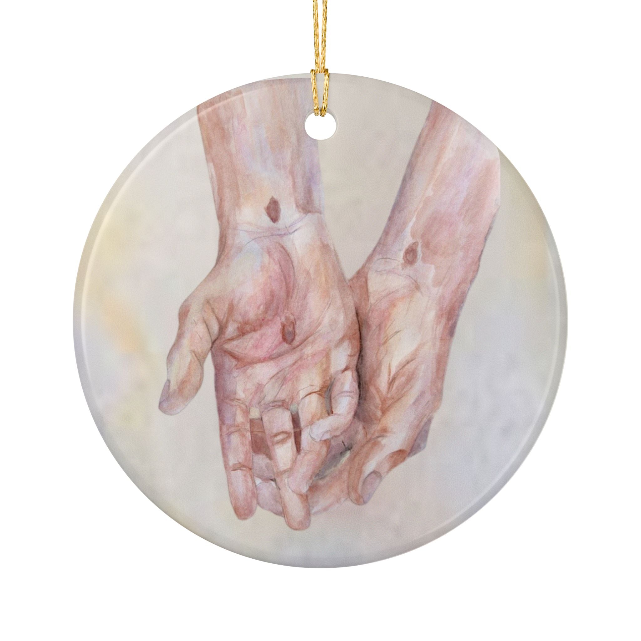 Behold the Wounds | Christian Keepsake Ornament