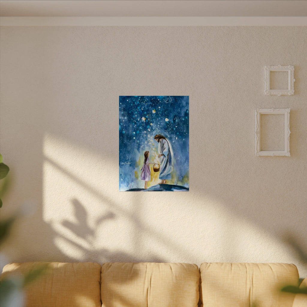 Little Light | Textured Matte Wall Art