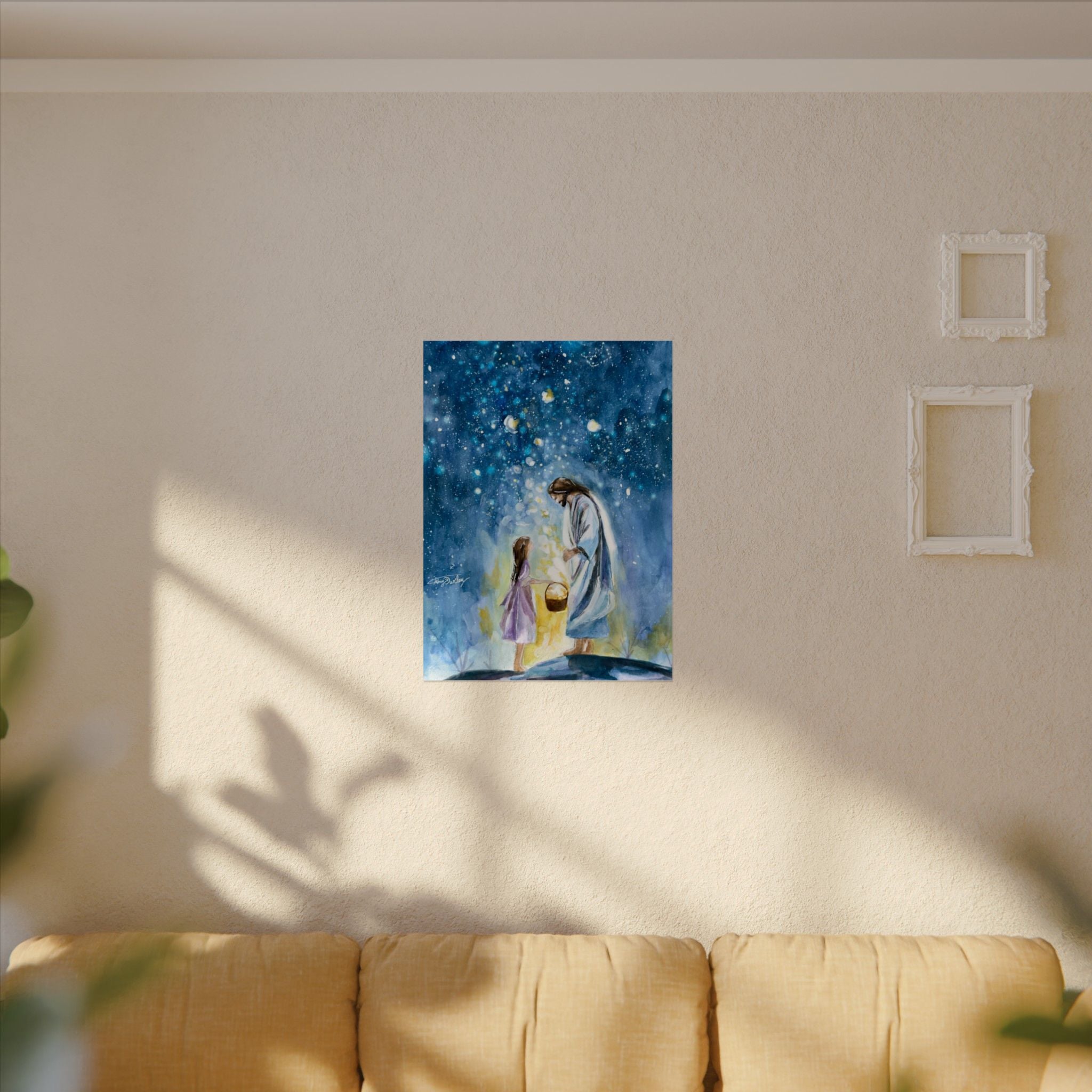Little Light | Textured Matte Wall Art