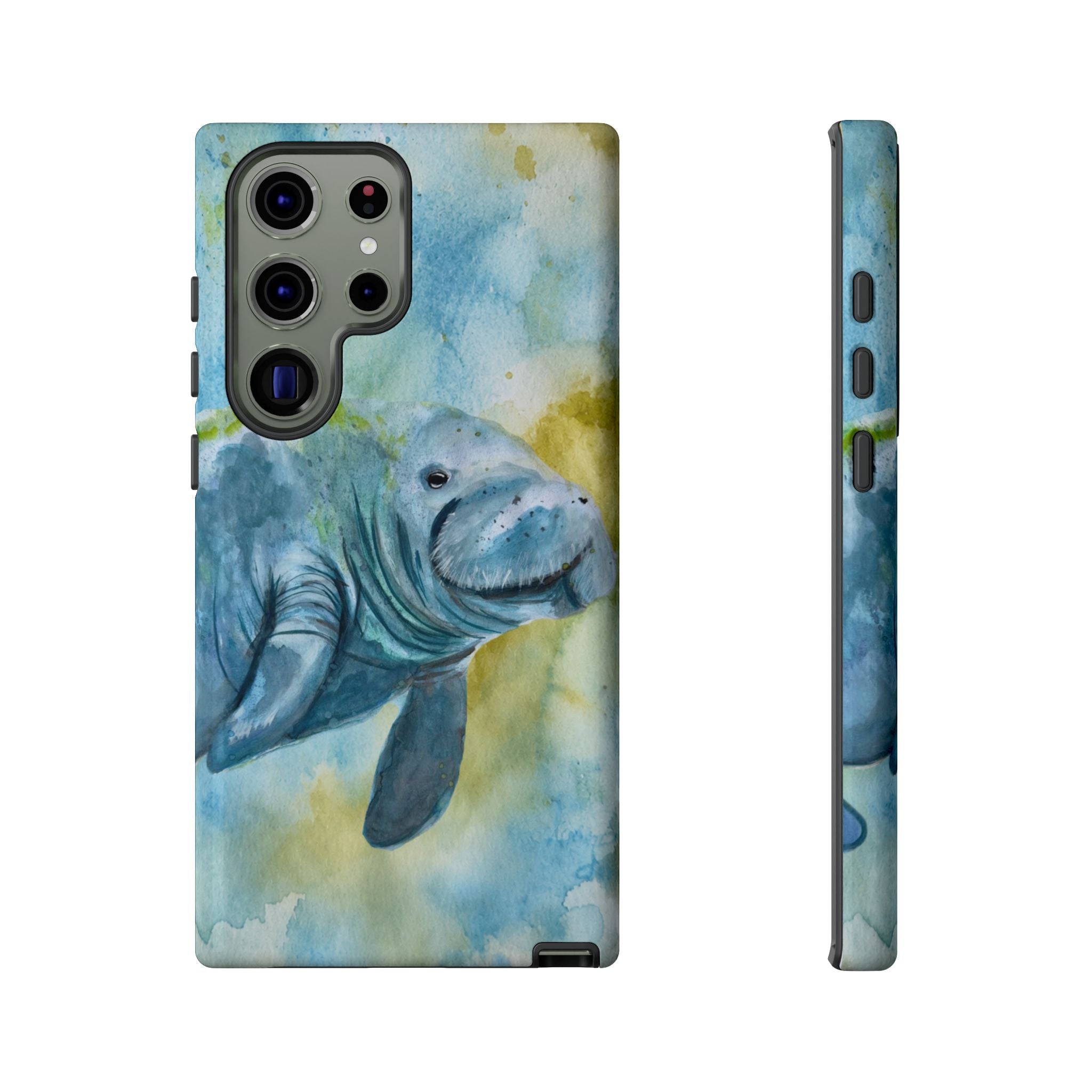 The Manatee | Watercolor Protective Phone Case