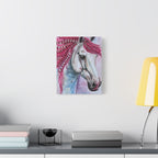 The Candy Cane Horse | Canvas Print