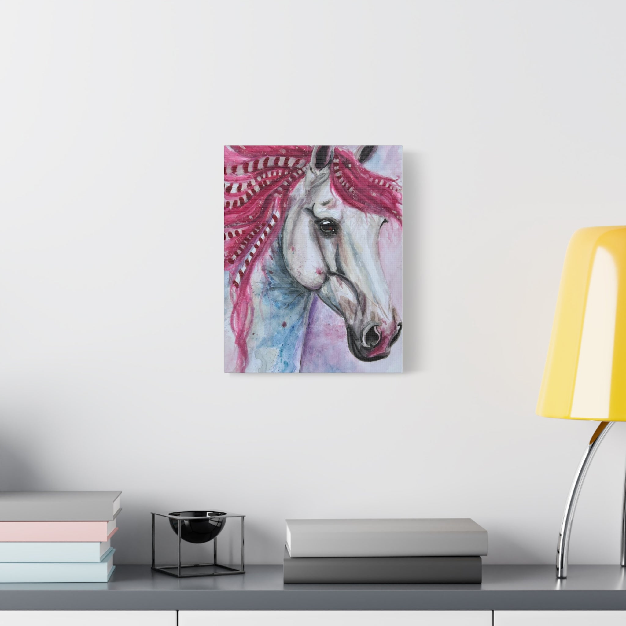 The Candy Cane Horse | Canvas Print