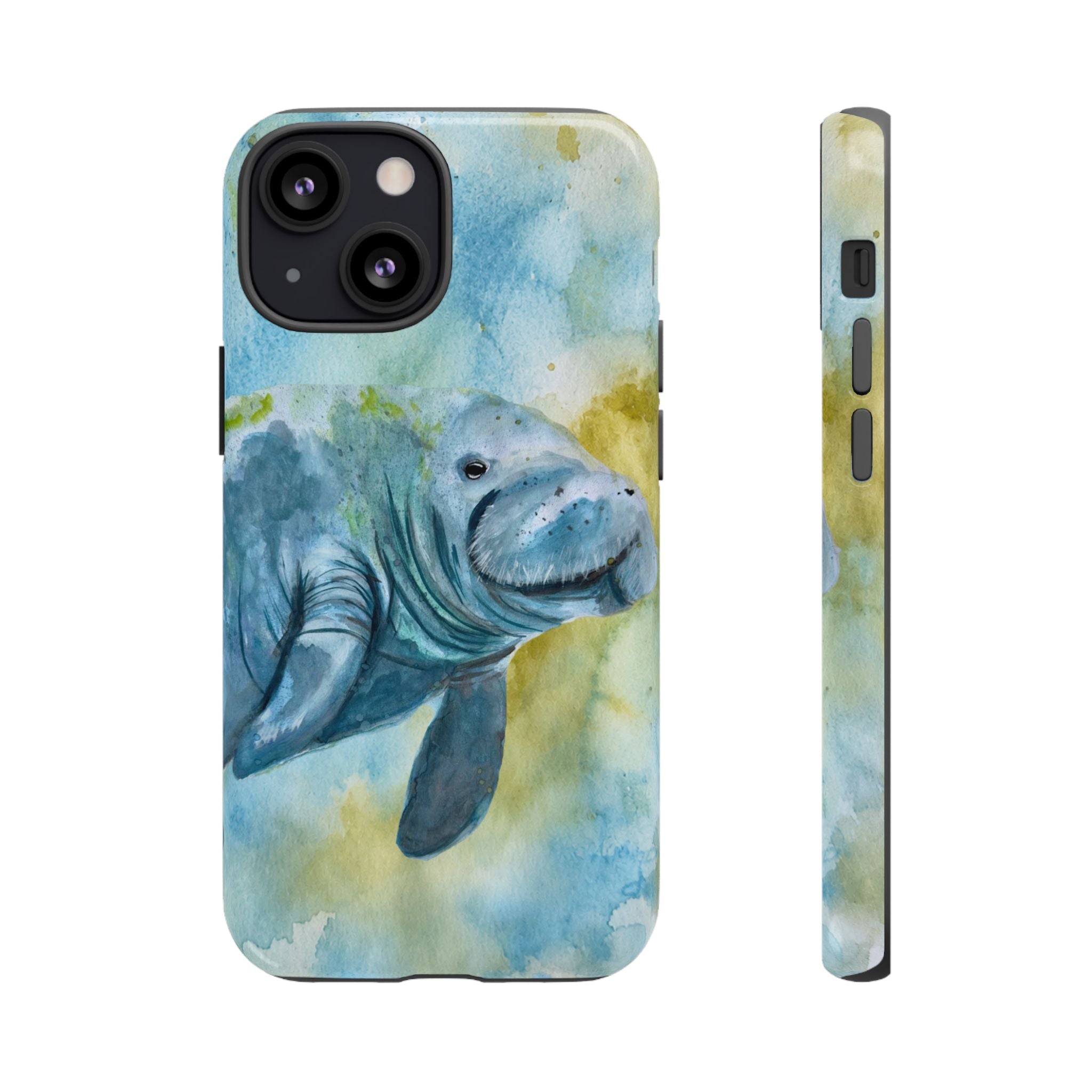 The Manatee | Watercolor Protective Phone Case