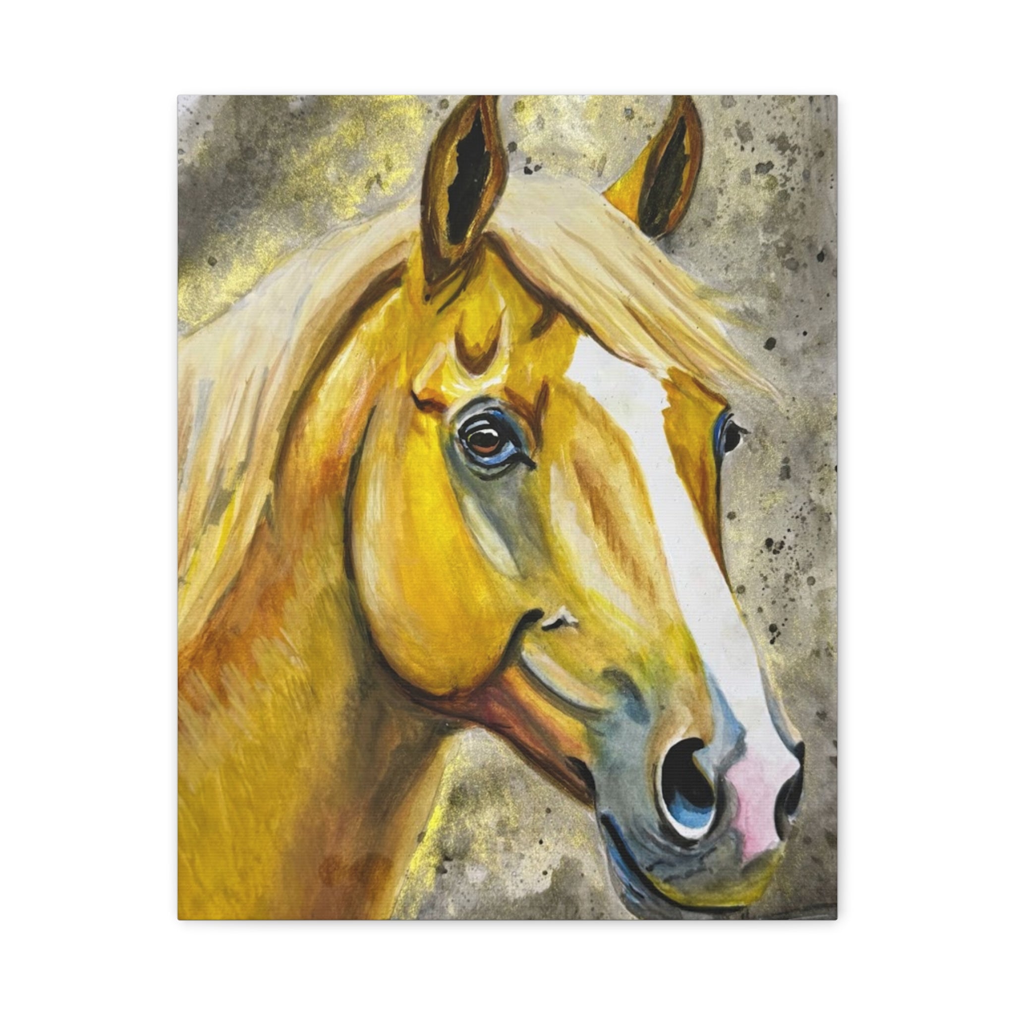 Golden Horse | Canvas Print