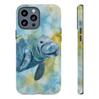 The Manatee | Watercolor Protective Phone Case