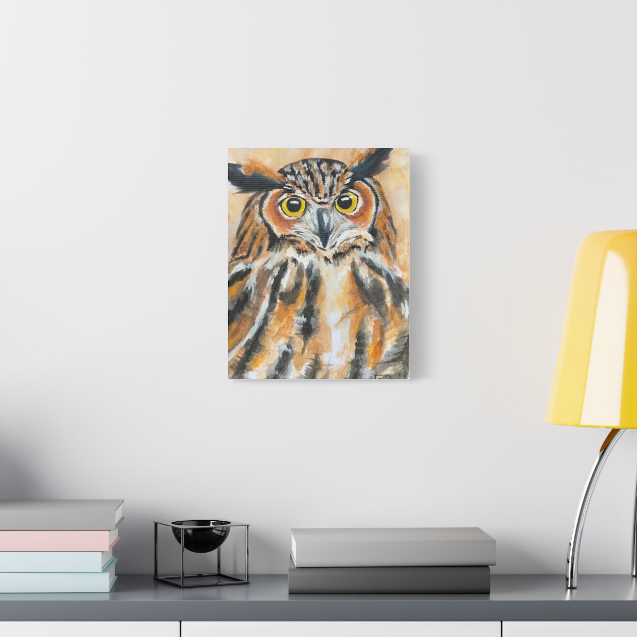 The Horned Owl | Canvas Print