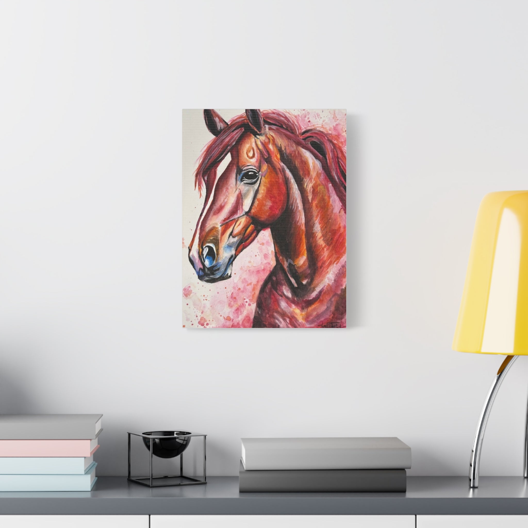 The Red Horse | Canvas Print