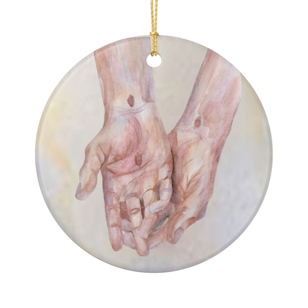 Behold the Wounds | Christian Keepsake Ornament