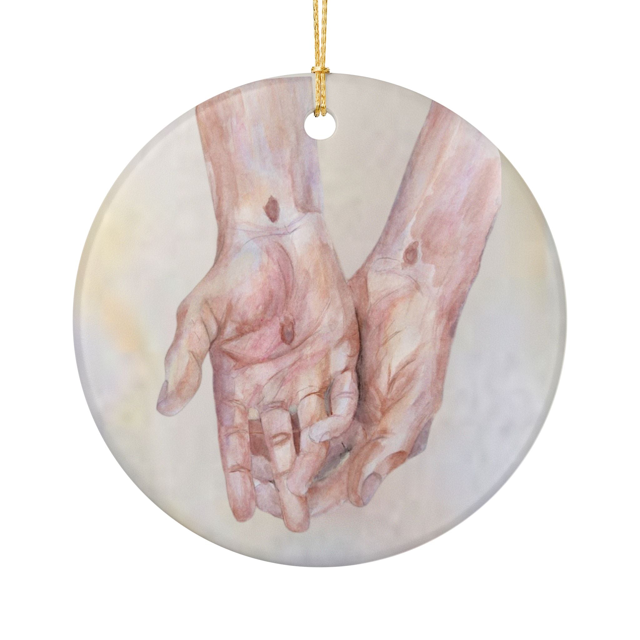 Behold the Wounds | Christian Keepsake Ornament