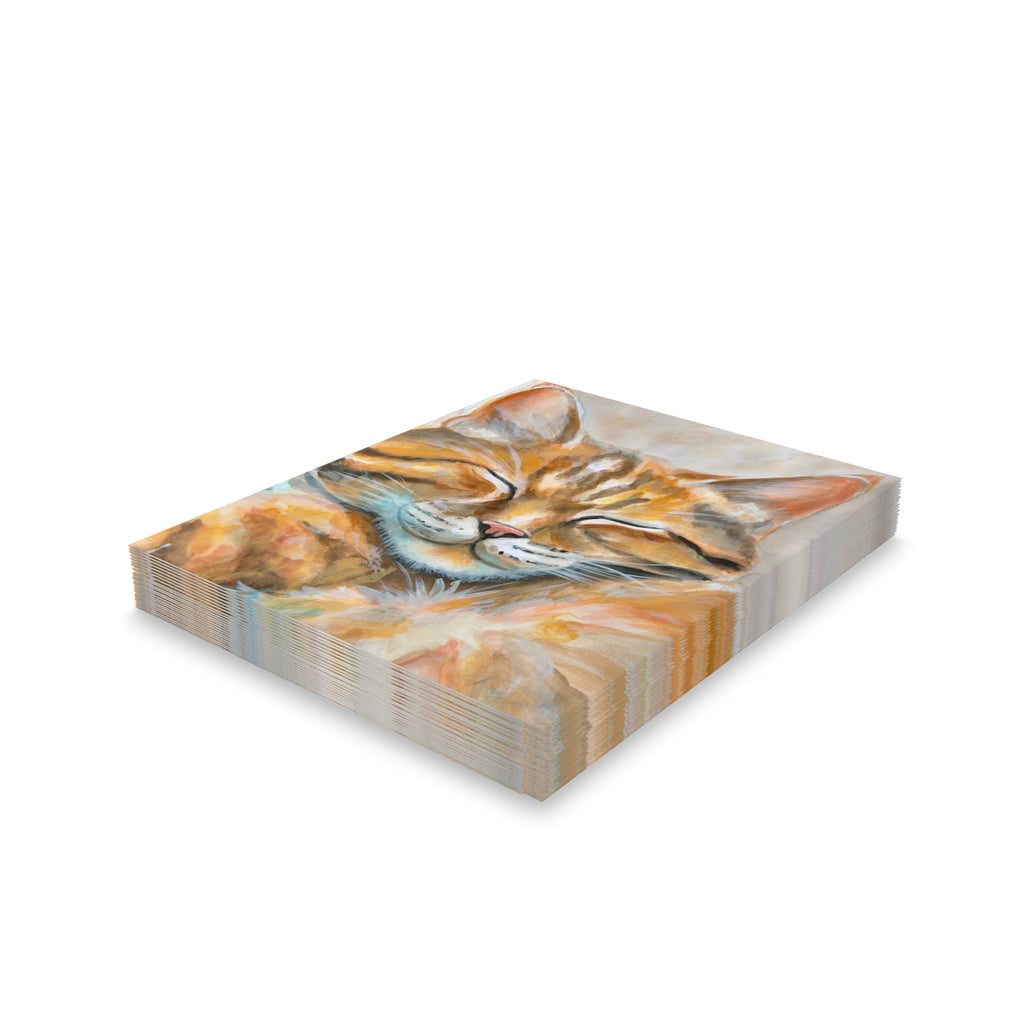 Sleepy Cat | Greeting Cards (8, 16, and 24 pcs)
