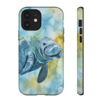 The Manatee | Watercolor Protective Phone Case