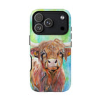 Highland Cow | Watercolor Protective Phone Case