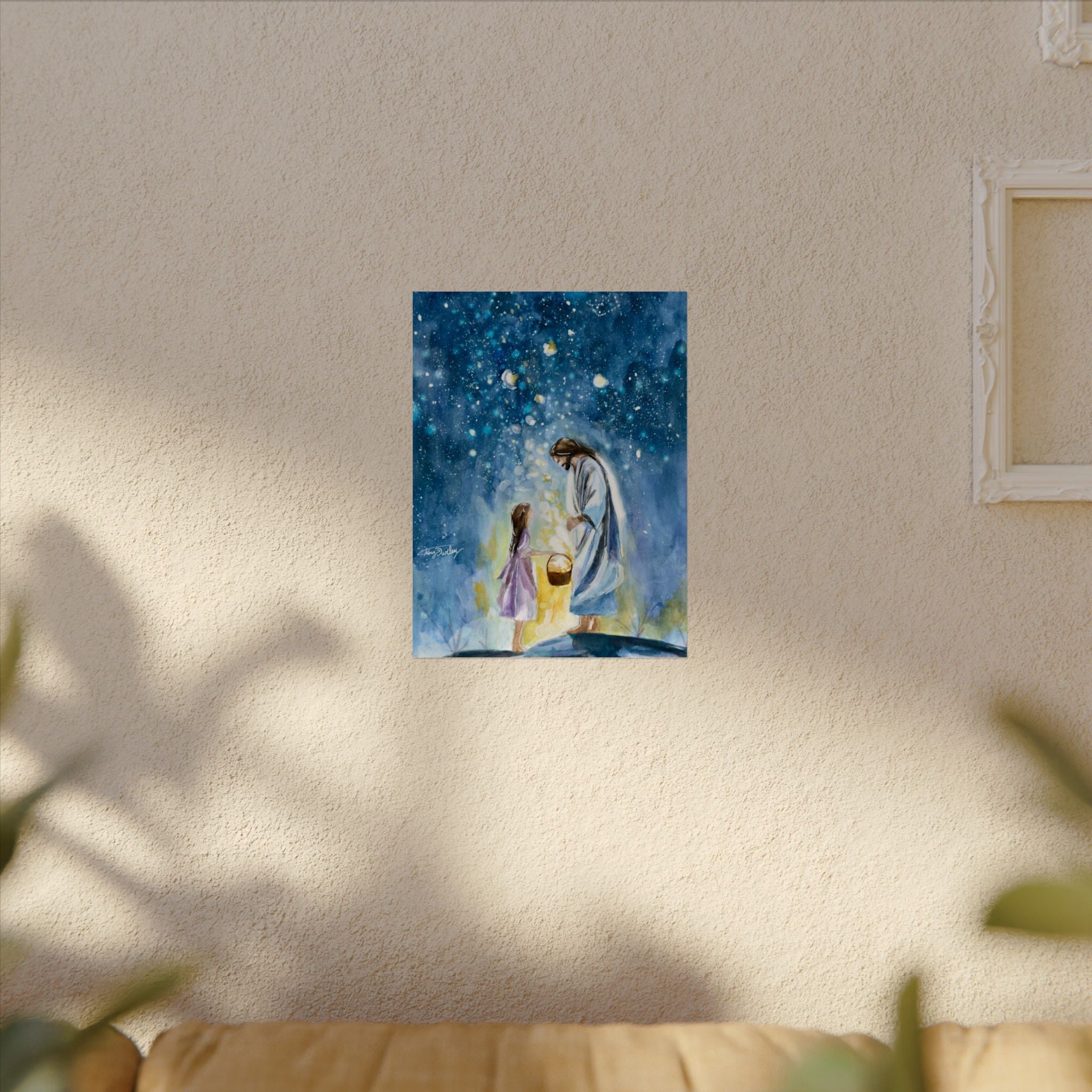 Little Light | Textured Matte Wall Art