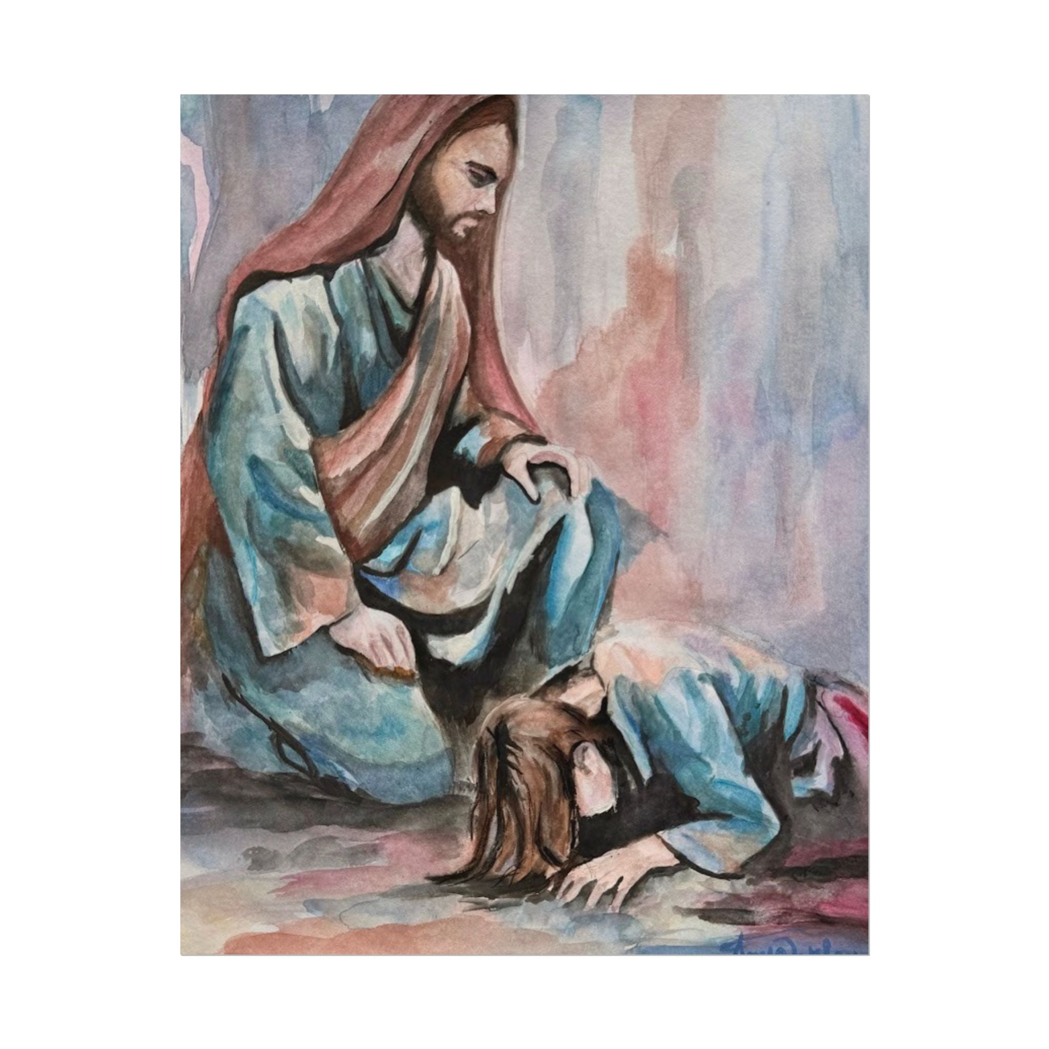 Copy of Still, He Stands | Textured Matte Wall Art