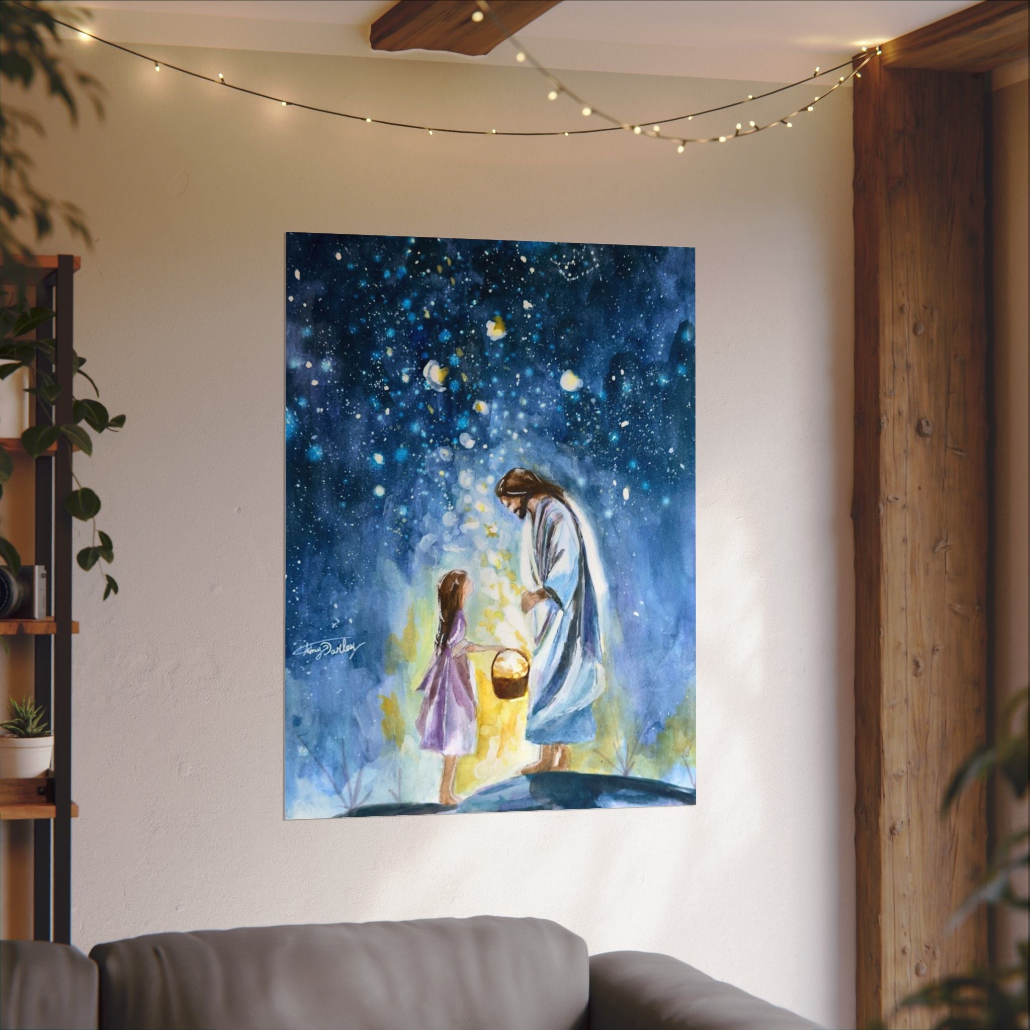 Little Light | Textured Matte Wall Art