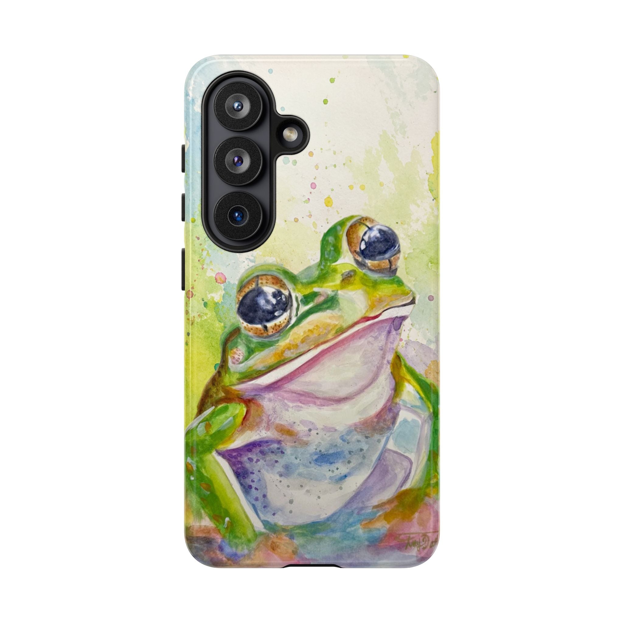 The Frog | Watercolor Protective Phone Case