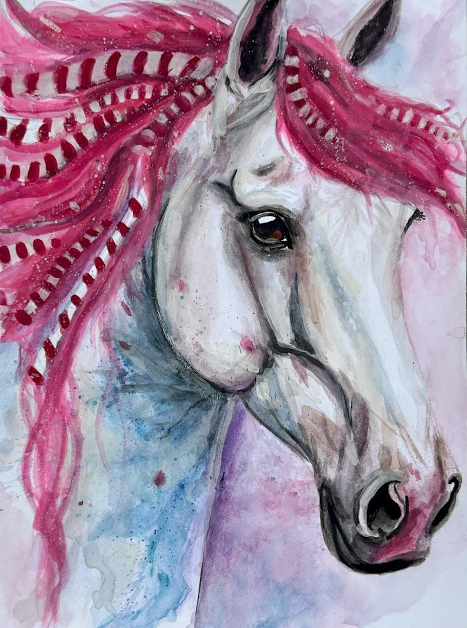 The Candy Cane Horse